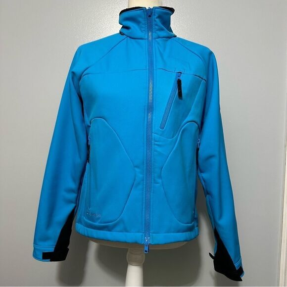 Columbia woman’s Titanium Tech Jacket Blue Interchange Utility size M - Picture 2 of 13
